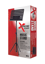 Xtreme XTREME MST5 heavy-duty music stand with adjustable height and sturdy metal construction for sheet music display.