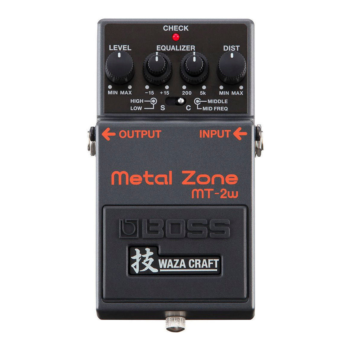 BOSS MT-2W Waza Craft Metal Zone Distortion Guitar Effects Pedal (MT2W)