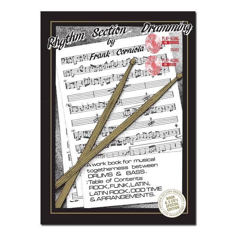 Rhythm Section Drumming- Frank Corniola (Book & 2 CD's for Drums & Bass)