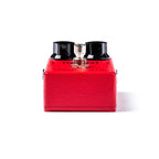 MXR Dyna Comp guitar effects pedal with controls and connection jacks, used for dynamic compression in electric guitar setups.