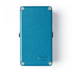 MXR Blue Box Octave Fuzz guitar effects pedal with blue casing and control knobs, designed for electric guitar sound modulation.