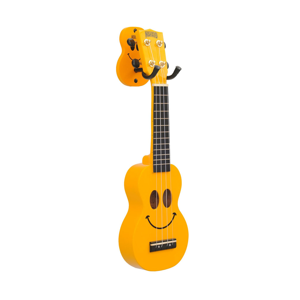 Mahalo MZHA1 Smiley Face Design Ukulele Wall Hanger