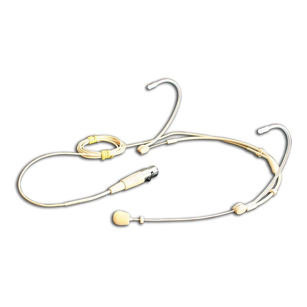 Parallel Audio Slimline omni Headset mic - Wired to suit AKG - with case - Beige