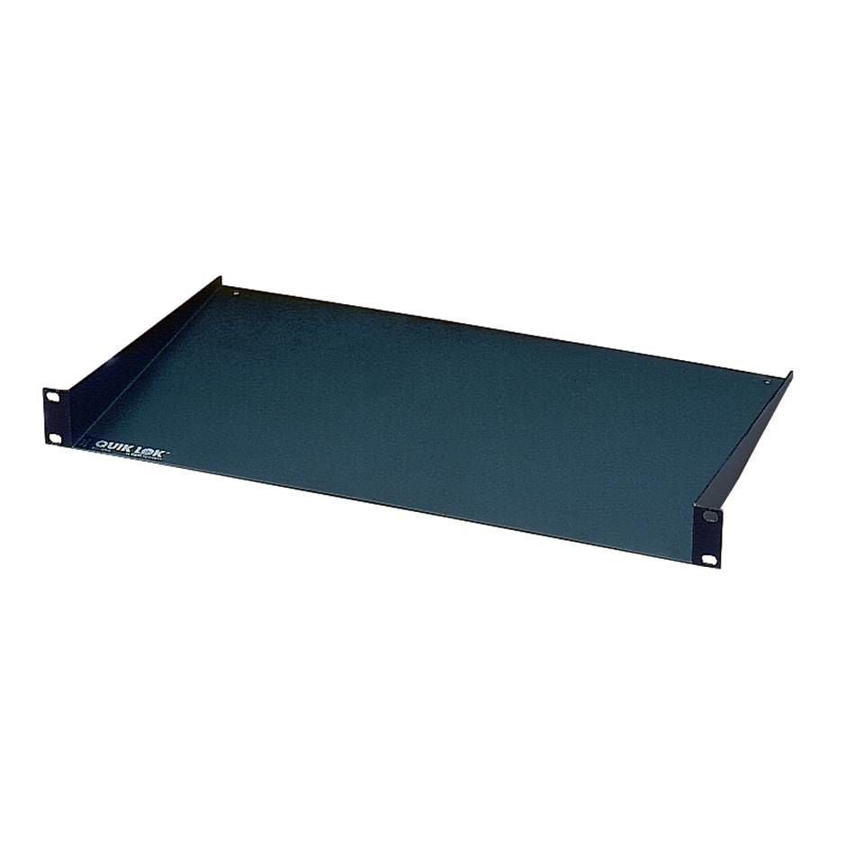 QuikLok RS660 1-U Rack Shelf in Black