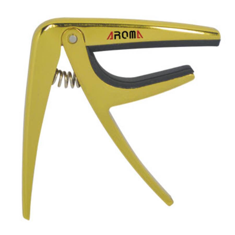 Aroma AC01 Acoustic/Electric Guitar Capo in Gold