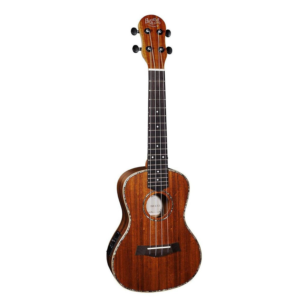 Barnes & Mullins Concert Ukulele with Pickup in Koa