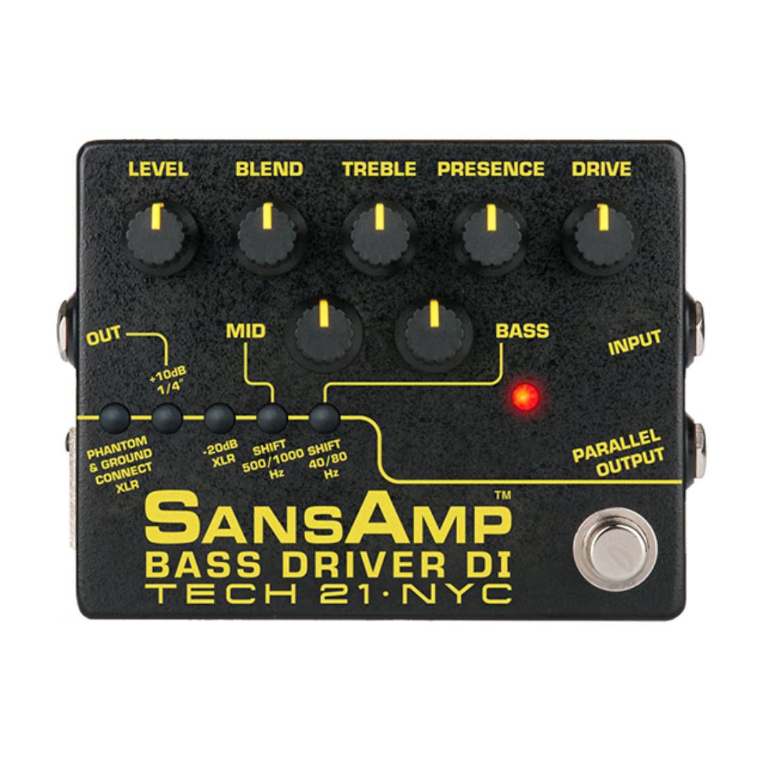 Tech 21 SansAmp Bass Driver DI v2 Bass Preamp and DI Pedal