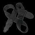 Franklin 2 Inch Black Nylon Aviator Seat Belt Guitar Strap