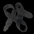 Franklin 2 Inch Black Nylon Aviator Seat Belt Guitar Strap