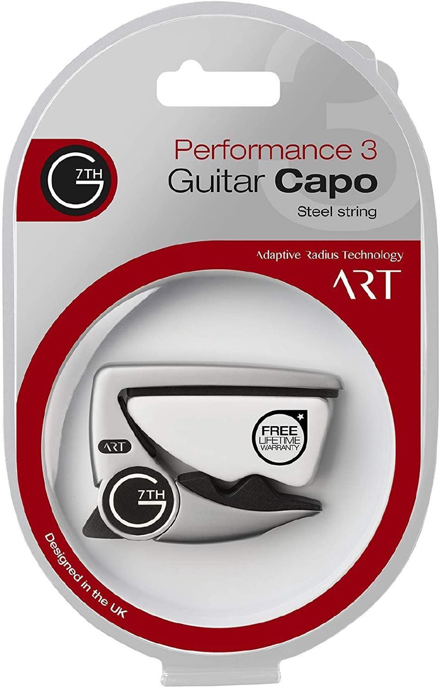 G7 Performance 3 Silver Guitar Capo