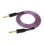 Kirlin KIPW201BPU-10 PVC Woven Guitar Cable 10Ft Purple