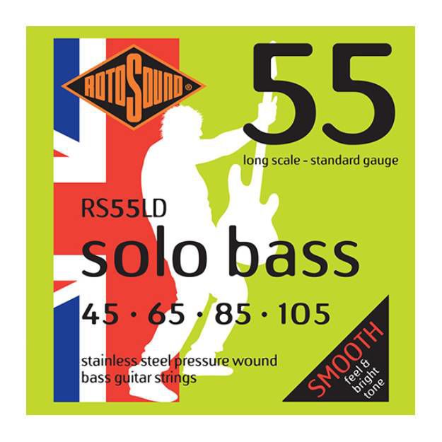 Rotosound RS55LD Pressure Wound 4 String 45-105 Electric Bass Guitar String Set