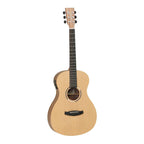 Tanglewood TDBTPEHR Discovery Exotic Parlour Acoustic Guitar in Hawaiian Rainwood Back