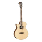 Tanglewood TDBTSFCEBWLH Discovery Exotic Super Folk Left-Handed Acoustic Guitar in Black Walnut
