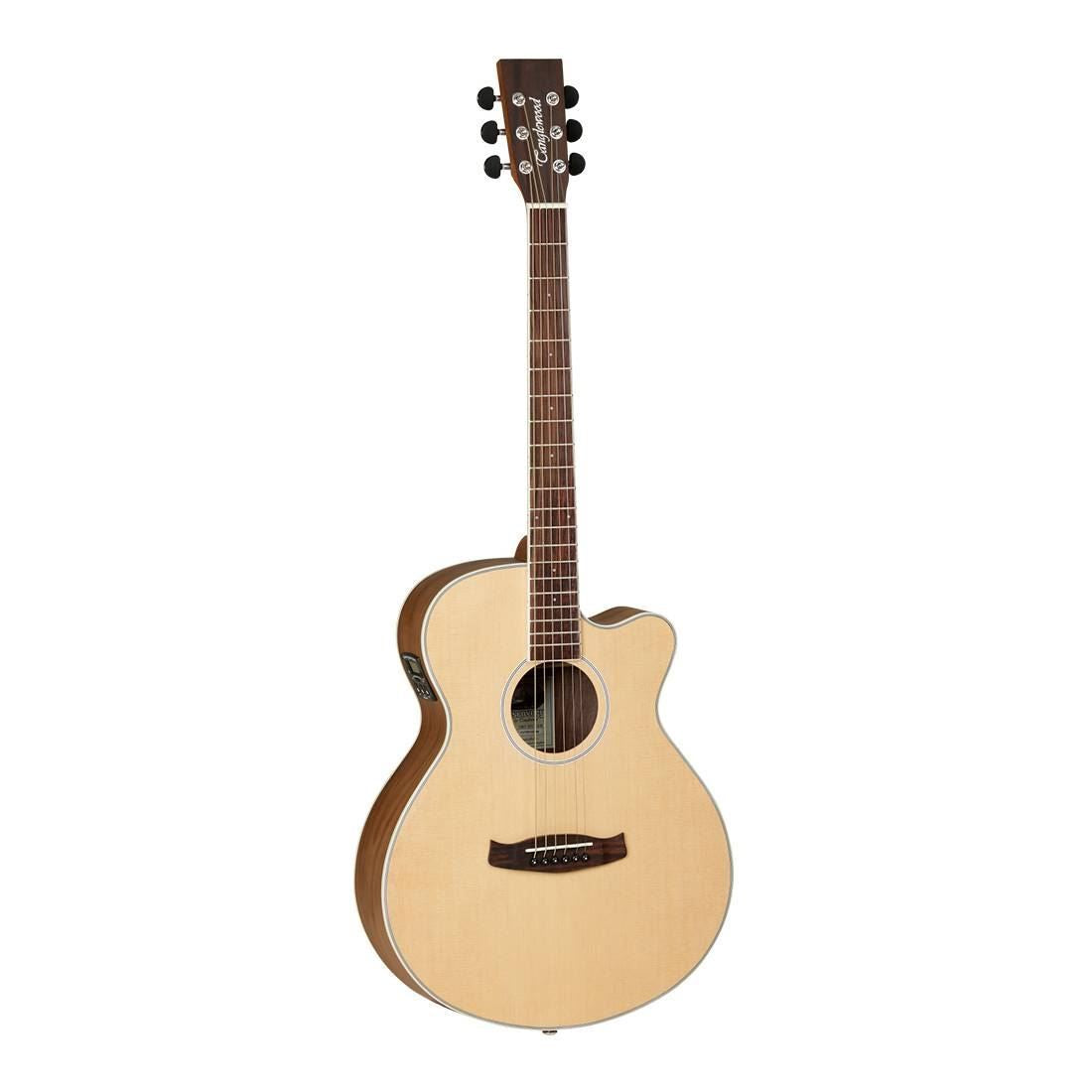 Tanglewood Discovery Exotic Super Folk Acoustic Electric Guitar - Black Walnut
