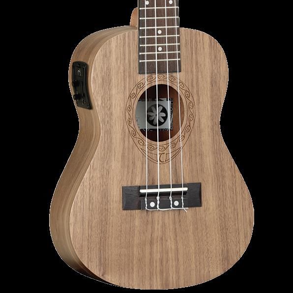 Tanglewood Tiare Concert Ukulele with Pickup - Natural Satin Black Walnut