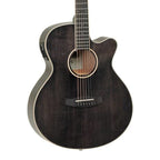 Tanglewood TW4BS Winterleaf Super Folk Acoustic Guitar in Black Shadow Gloss with Pickup