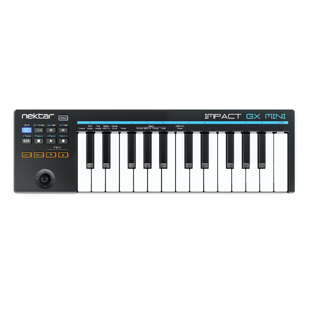 Nektar Impact GX Mini 25 Mini Keys USB MIDI DAW Controller Keyboard Velocity Sensitive