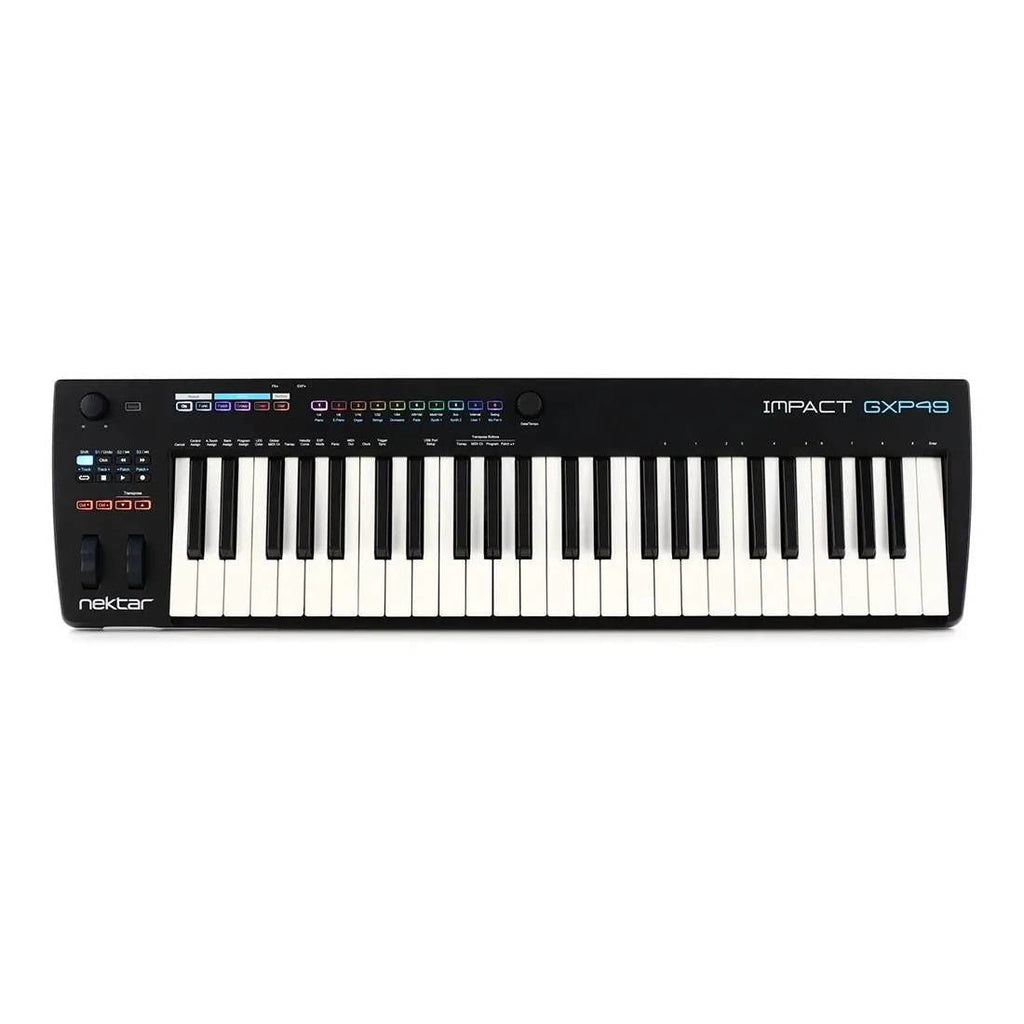 Nektar Impact GXP49 49 Full Size Key USB MIDI DAW Controller Keyboard Semi-weighted with Velocity & Aftertouch