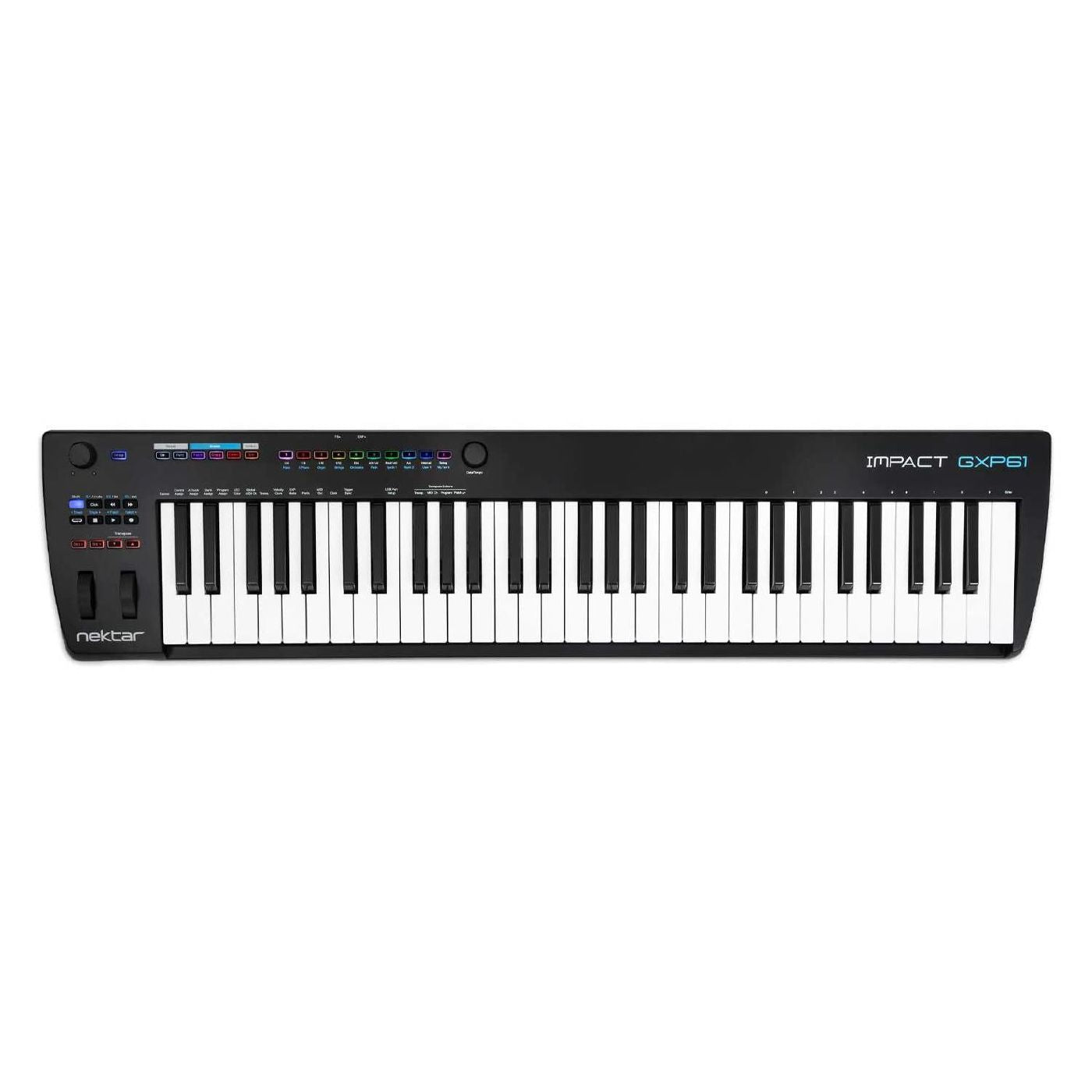 Nektar Impact GXP61 61 Full Size Key USB MIDI DAW Controller Keyboard Semi-weighted with Velocity & Aftertouch