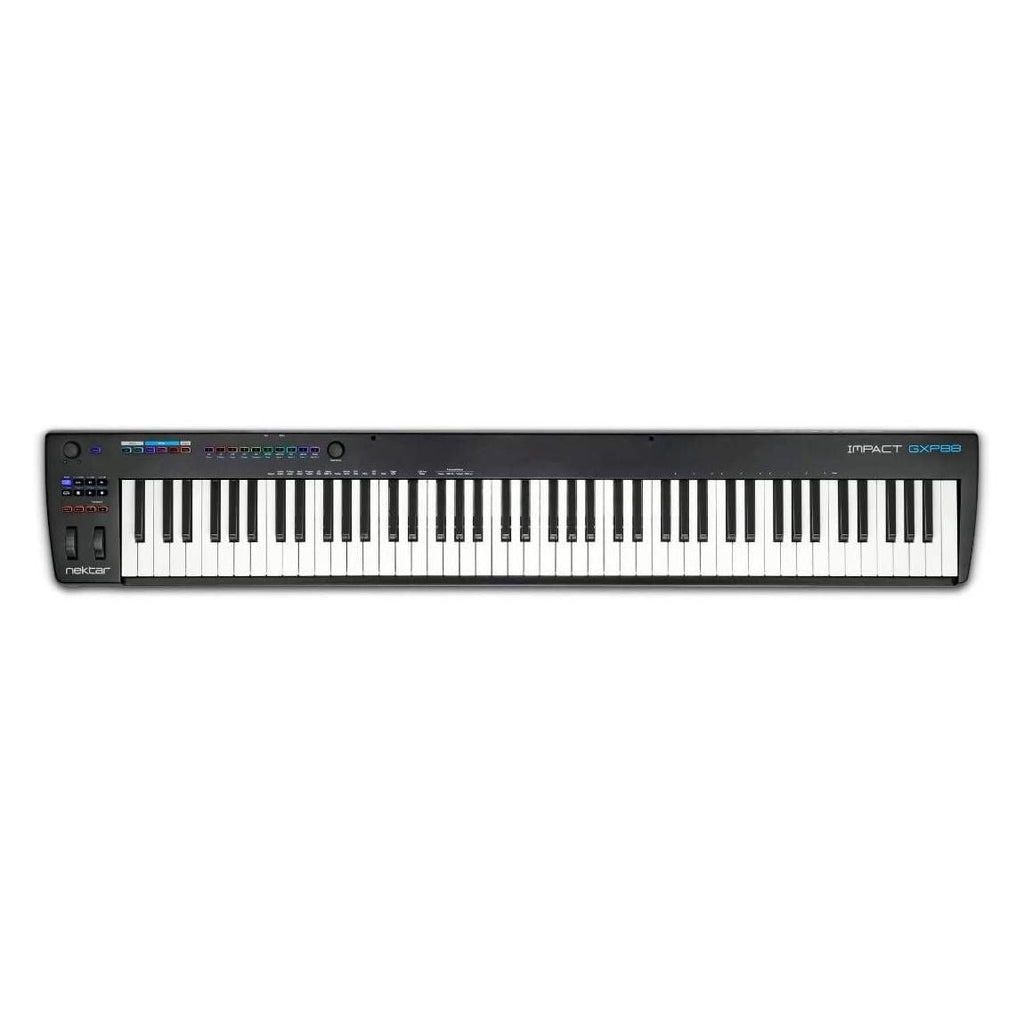 Nektar Impact GXP88 88-key USB MIDI controller keyboard with semi-weighted keys, velocity, and aftertouch for DAW music production