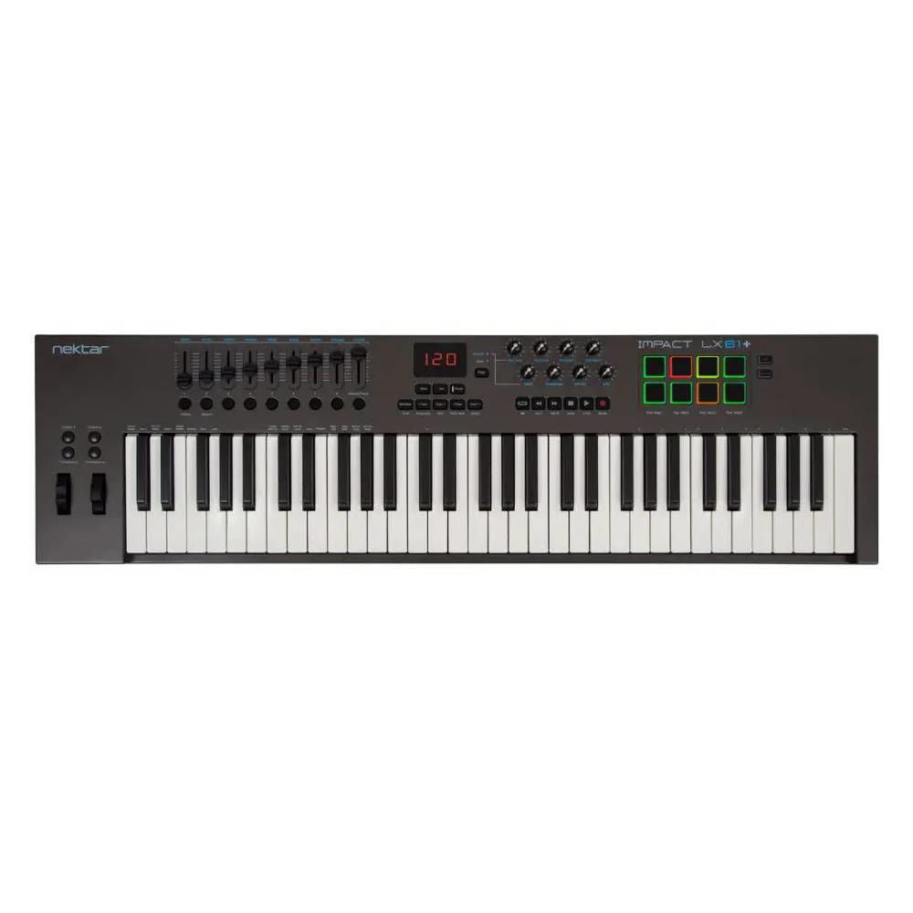 Nektar Impact LX61+ 61 Full Size Key USB MIDI DAW Controller Keyboard - BONUS OFFER