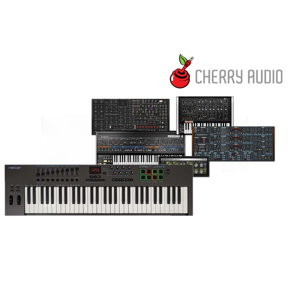 Nektar Impact LX61+ 61 Full Size Key USB MIDI DAW Controller Keyboard - BONUS OFFER