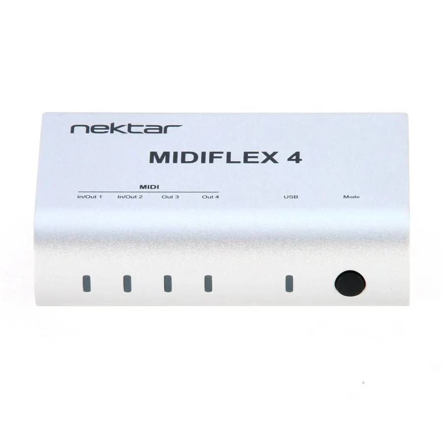 Nektar MIDIFLEX 4 USB MIDI Interface with Standalone 2->1 Merge & 1->3 Split Functionality