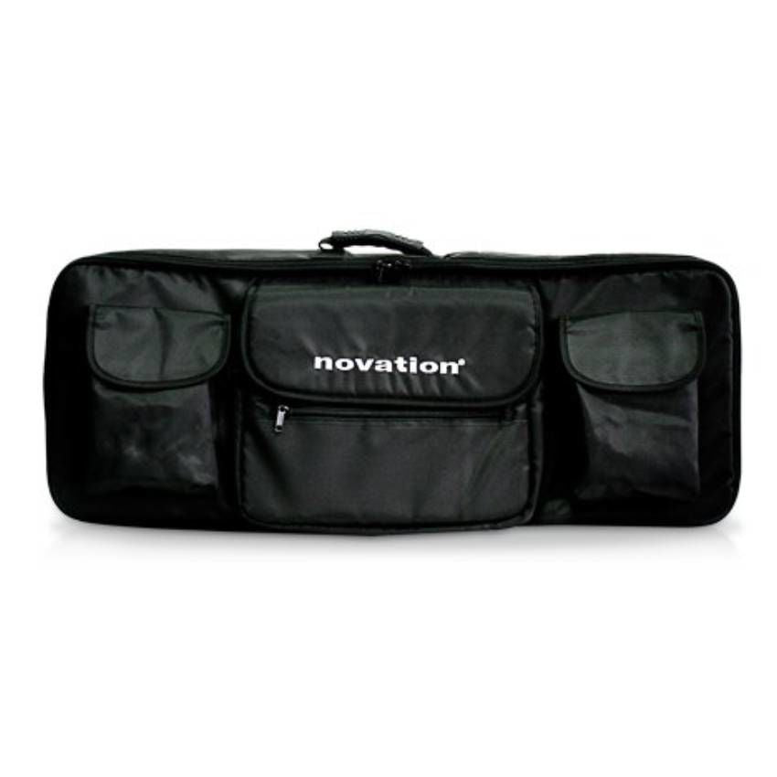 Medium Novation keyboard carry bag for DJs, featuring durable material and padded protection for safe transport.