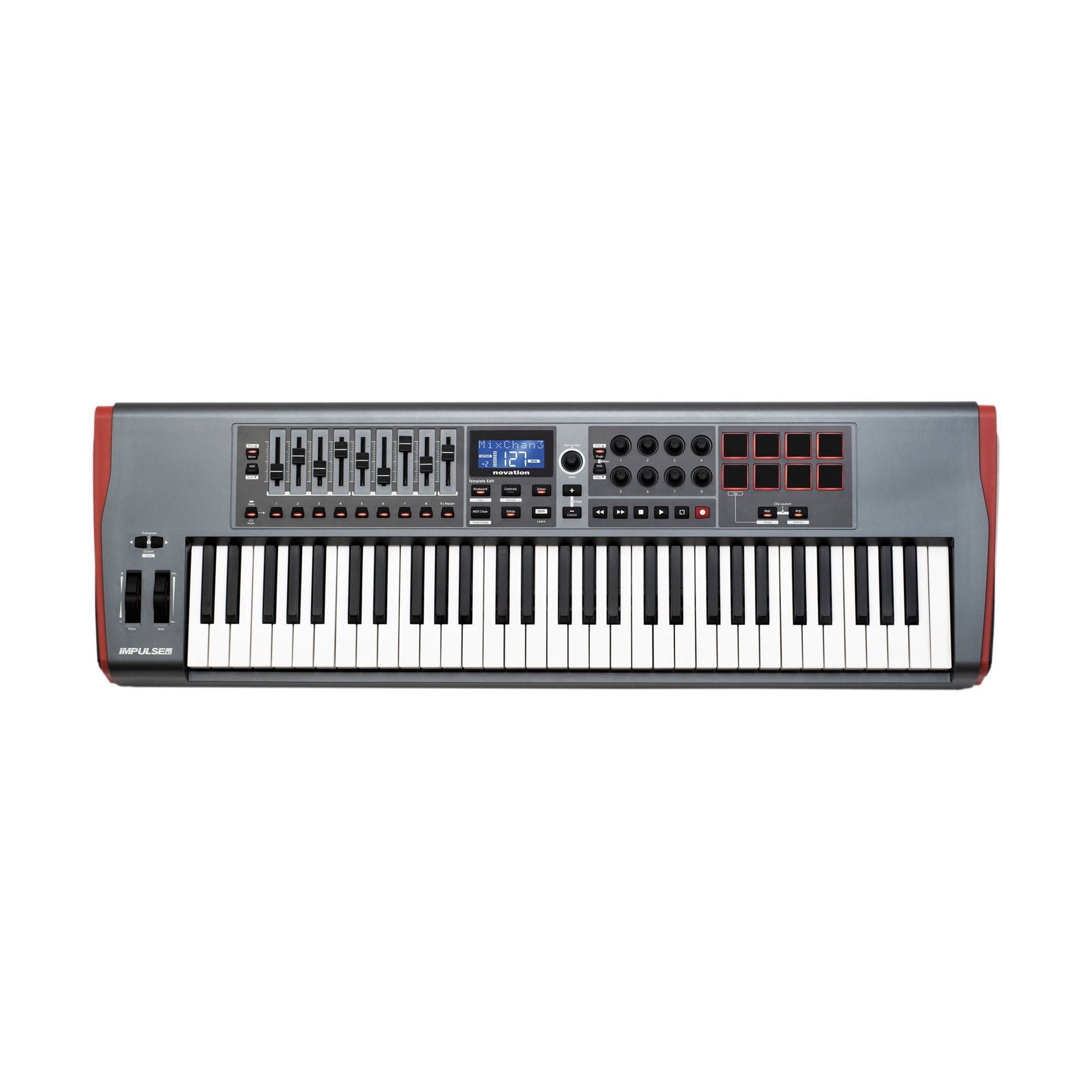 Novation Impulse 61-Key USB/MIDI Controller Keyboard