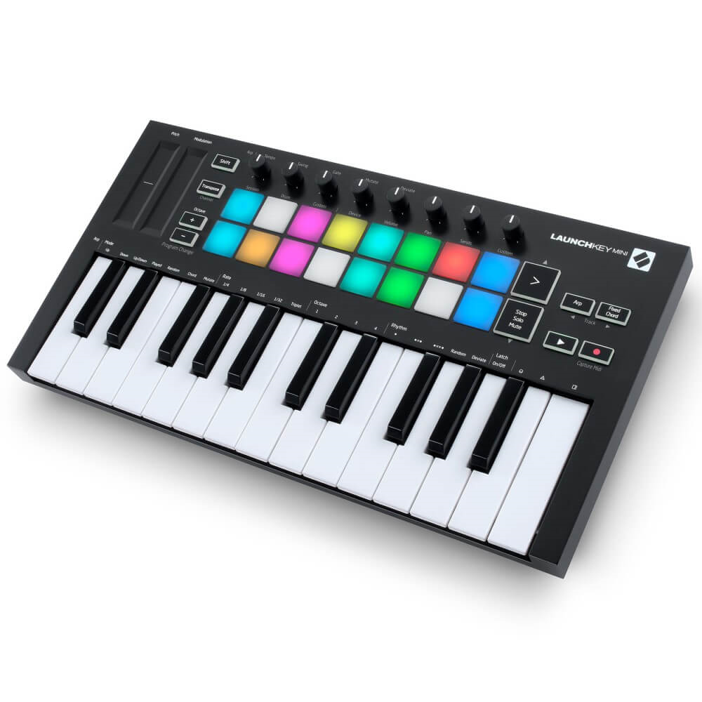Novation Launchkey Mini MK3 Compact 25-Key MIDI Keyboard Controller