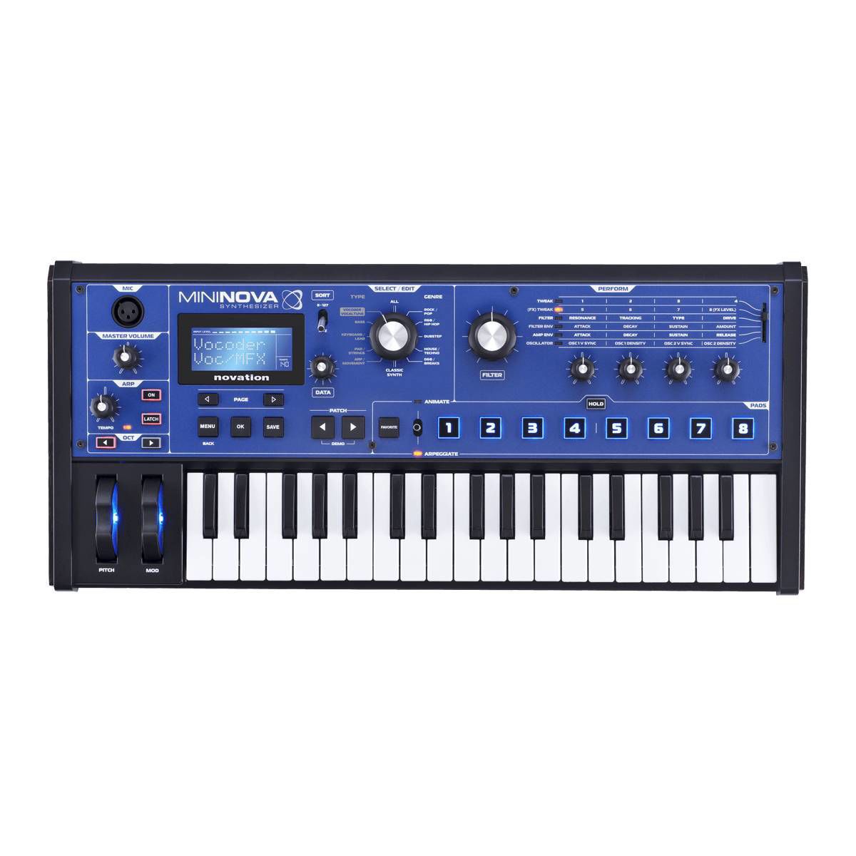 Novation MiniNova 37-Key Synthesizer