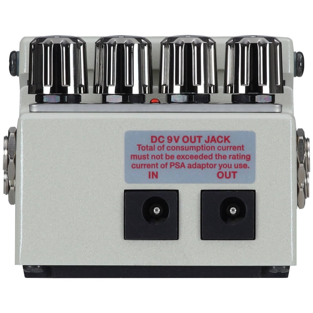 BOSS NS-1X Intelligent Noise Suppressor guitar effect pedal with controls and connection jacks on a pedalboard.