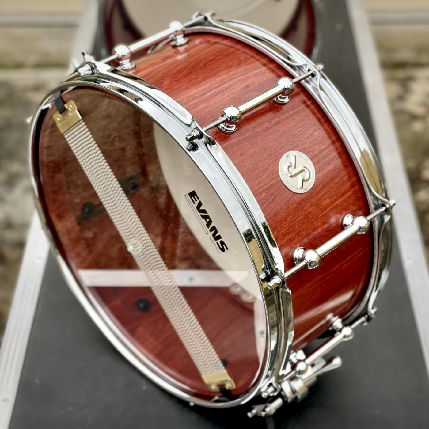 Red Rock Drums 14 x 6.5 Jarrah Block National Series Snare Drum