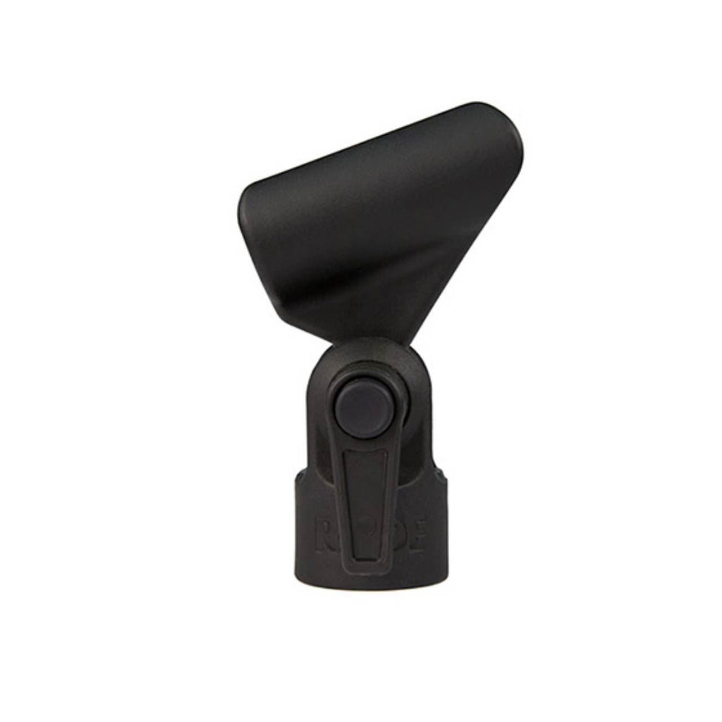 Rode NTG4 directional condenser studio microphone with windscreen and mount, ideal for professional audio recording.