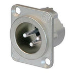 Neutrik NC3MD-LX Male 3pin Chassis Panel Mount