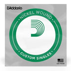 D'Addario 040 single nickel wound electric guitar string shown on a white background.