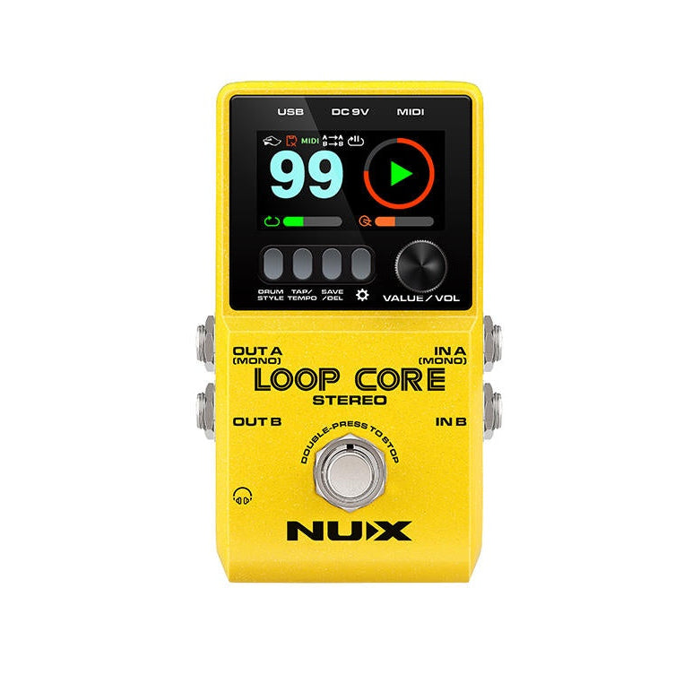 NU-X Loop Core Stereo Looper Pedal