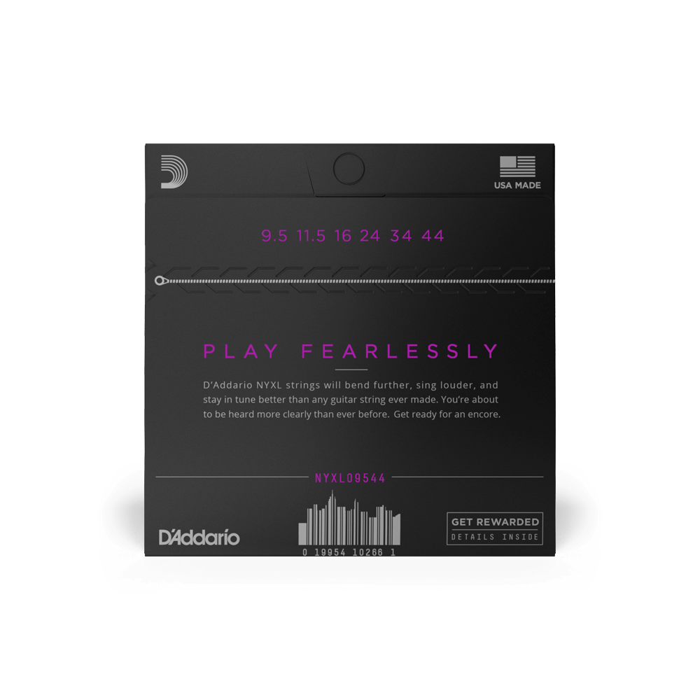 D'Addario NYXL09544 Electric Guitar Strings - 9.5-44