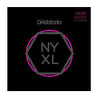 D'Addario NYXL0980 nickel wound 8-string electric guitar strings super light gauge 09-80 laid out on a white background.