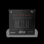 D'Addario NYXL1074 8-string electric guitar strings with light top, heavy bottom nickel wound for versatile tone and durability