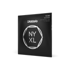 D'Addario NYXL1260 Nickel Wound Electric Guitar Strings, extra heavy gauge 12-60, shown on a guitar.