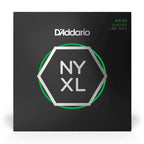 D'Addario NYXL4095 super light bass guitar strings with 40-95 gauge, shown in the image.
