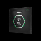 D'Addario NYXL4095 super light bass guitar strings set, featuring four strings with a bright finish, designed for bass players.
