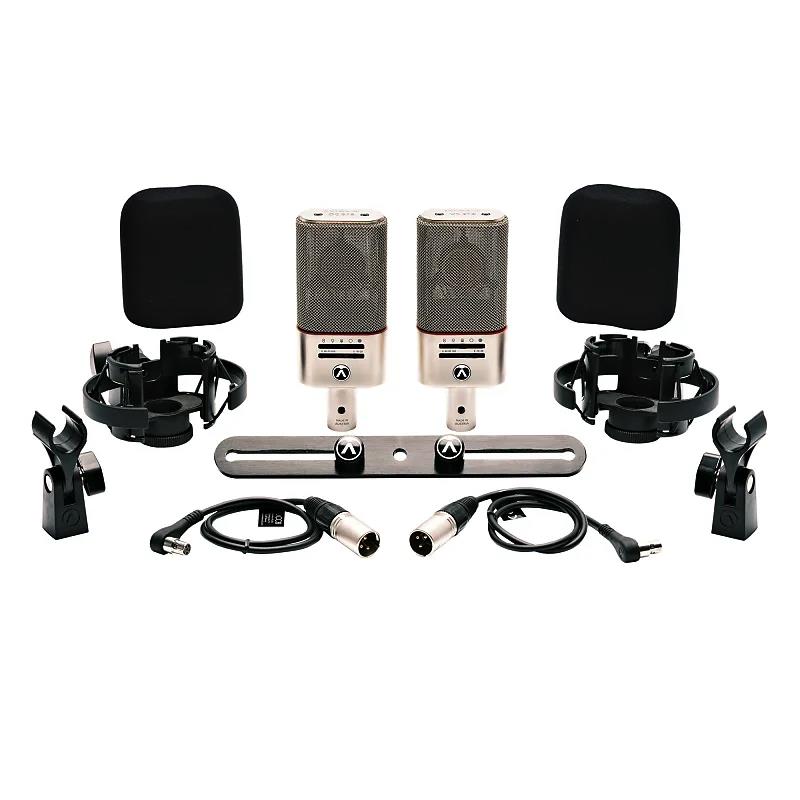 Austrian Audio OC818 Microphone with Spider Mount and Stereo Mount - Pair