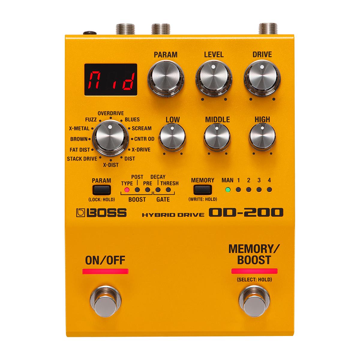 BOSS OD-200 Hybrid Drive Guitar Effects Pedal