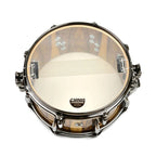 Sonor Limited Edition 13x6.5 Black Limba snare drum with a sleek finish, showcasing its craftsmanship and unique design details.