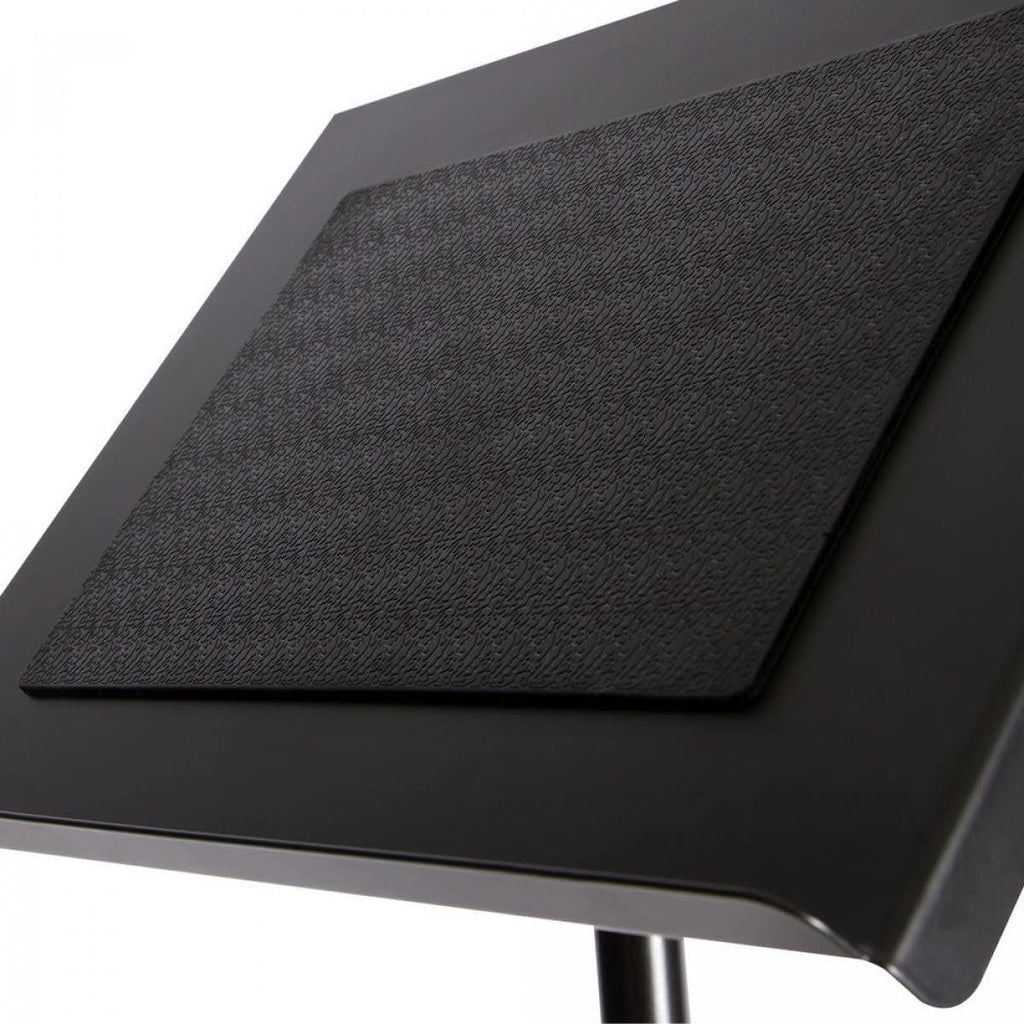 On-Stage LTP7000 Deluxe multi-purpose laptop stand with adjustable height and sturdy metal construction, shown on a flat surface.