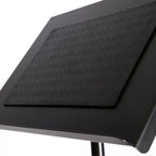 On-Stage LTP7000 Deluxe multi-purpose laptop stand with adjustable height and sturdy metal construction, shown on a flat surface.