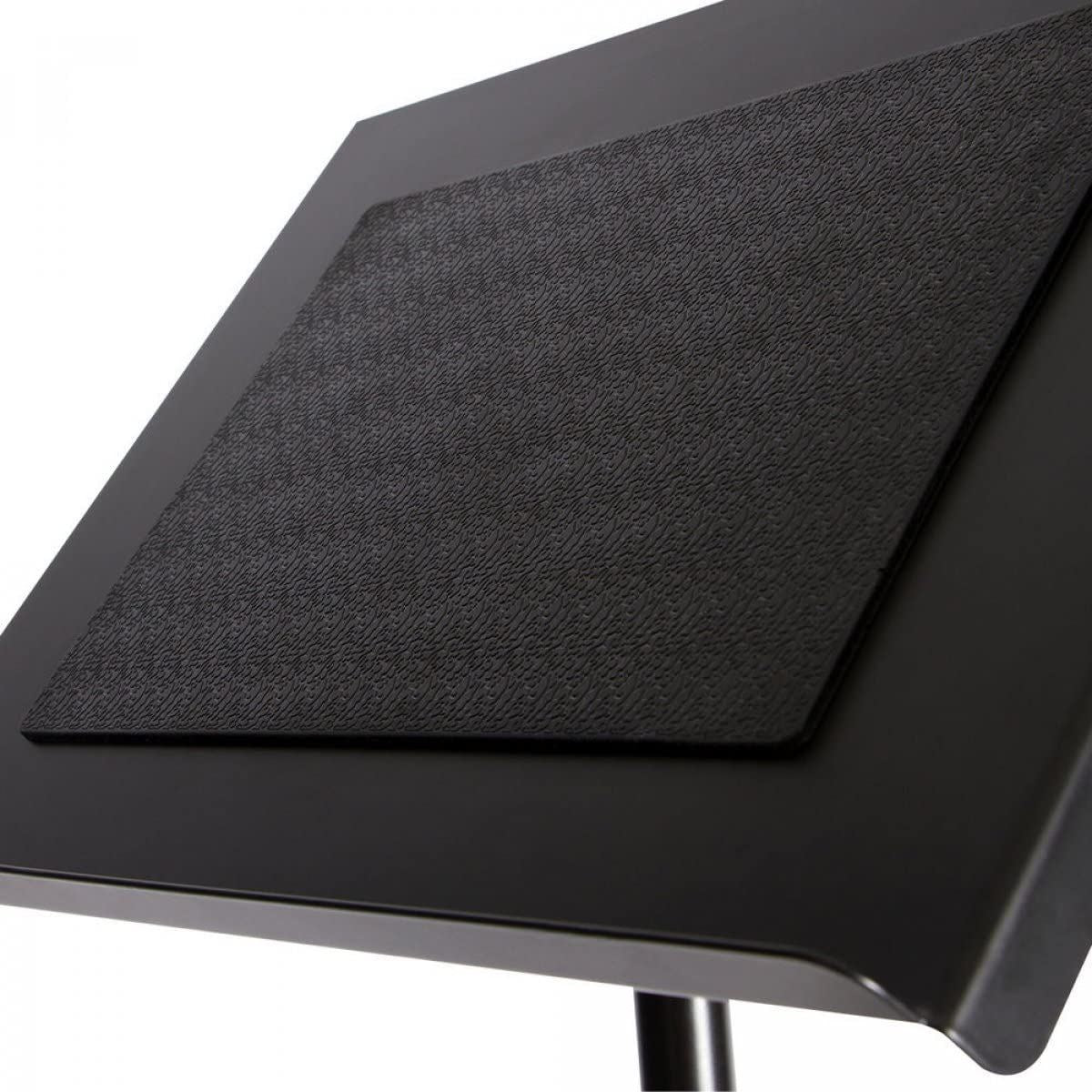 On-Stage LTP7000 Deluxe multi-purpose laptop stand with adjustable height and sturdy metal construction, shown on a flat surface.